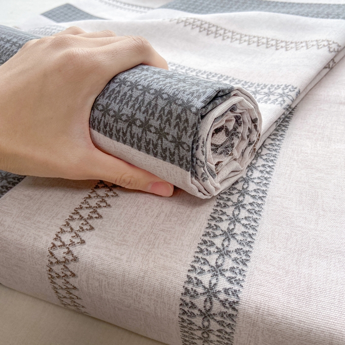 91家纺网 家纺一手货源 找家纺 红日子纺织品 2026新款老粗布原棉床单单床单床单单件 墨痕