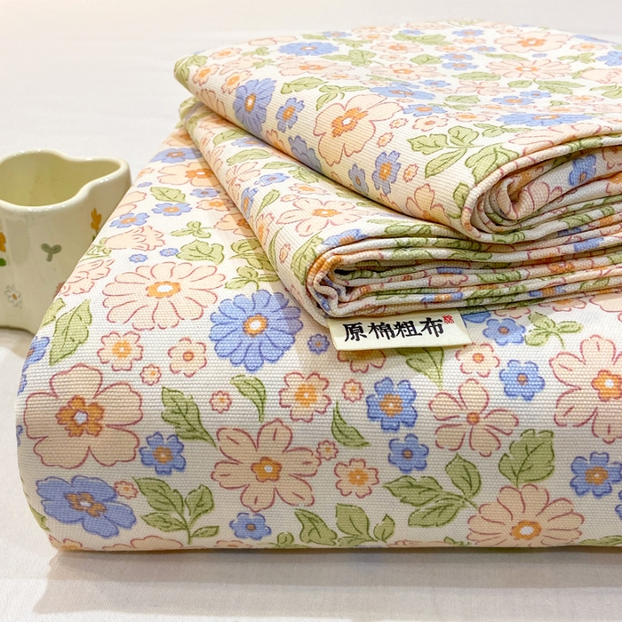 红日子纺织品 2026新款老粗布原棉床单单床单床单单件 晴野