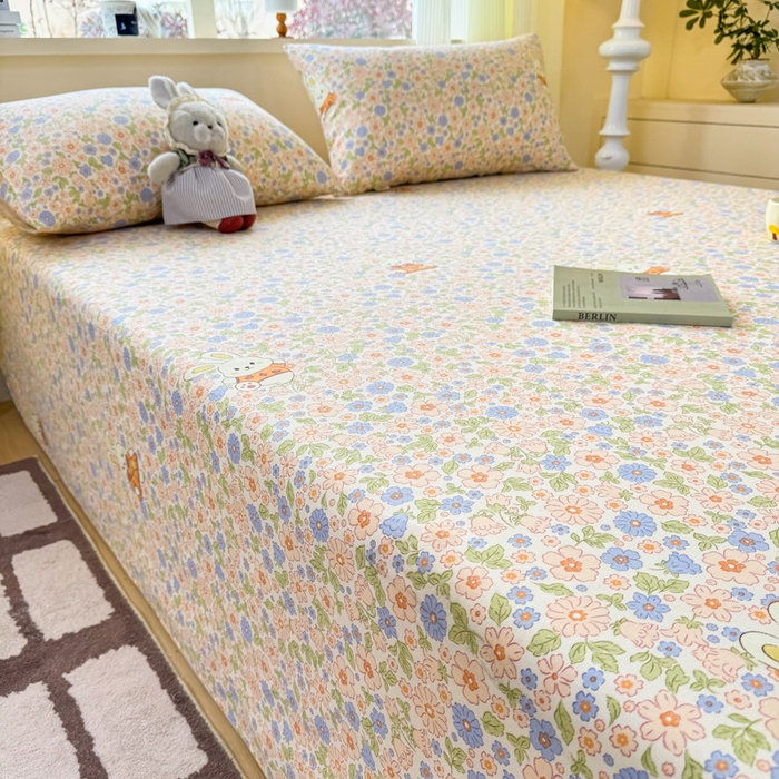 91家纺网 家纺一手货源 找家纺 红日子纺织品 2026新款老粗布原棉床单单床单床单单件 晴野