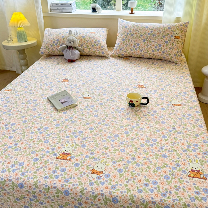 91家纺网 家纺一手货源 找家纺 红日子纺织品 2026新款老粗布原棉床单单床单床单单件 晴野