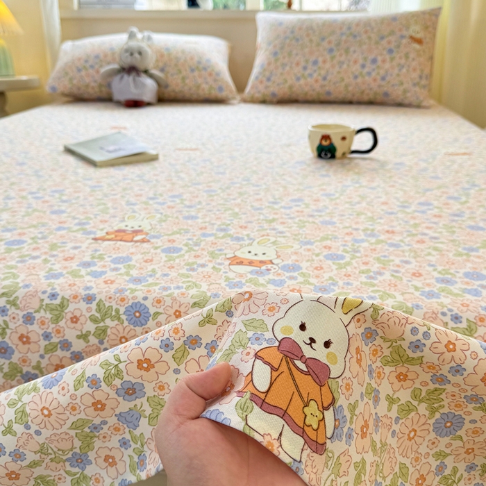 91家纺网 家纺一手货源 找家纺 红日子纺织品 2026新款老粗布原棉床单单床单床单单件 晴野