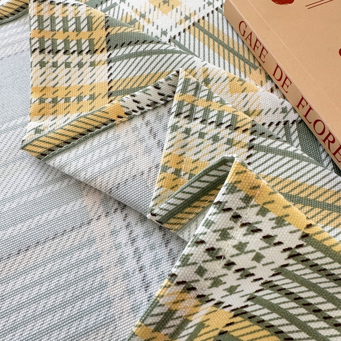 91家纺网 家纺一手货源 找家纺 红日子纺织品 2026新款老粗布原棉床单单床单床单单件 秋格