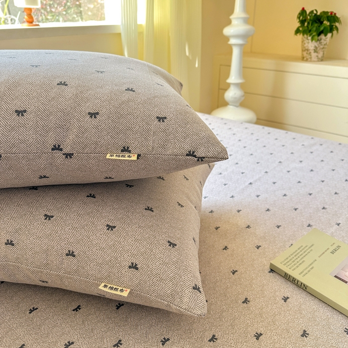 91家纺网 家纺一手货源 找家纺 红日子纺织品 2026新款老粗布原棉床单单床单床单单件 星茅