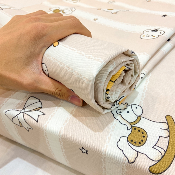 91家纺网 家纺一手货源 找家纺 红日子纺织品 2026新款老粗布原棉床单单床单床单单件 熊棠