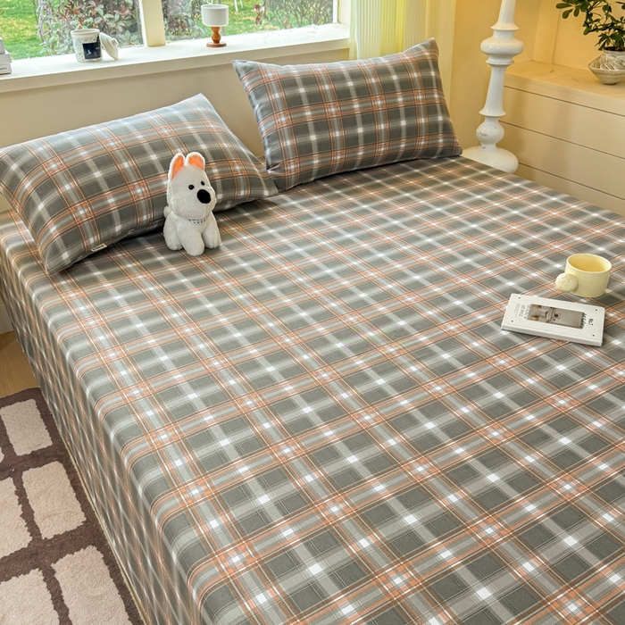 91家纺网 家纺一手货源 找家纺 红日子纺织品 2026新款老粗布原棉床单单床单床单单件 序章