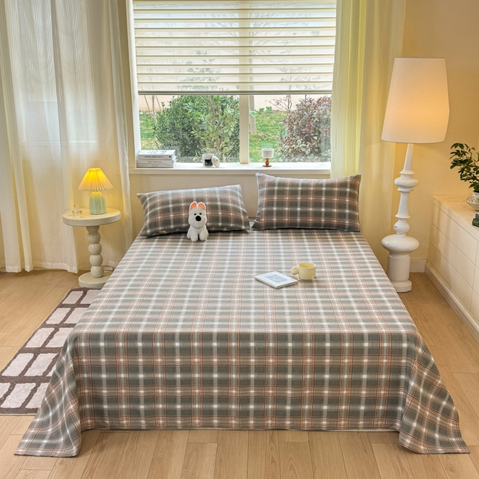 91家纺网 家纺一手货源 找家纺 红日子纺织品 2026新款老粗布原棉床单单床单床单单件 序章