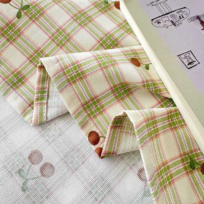 91家纺网 家纺一手货源 找家纺 红日子纺织品 2026新款老粗布原棉床单单床单床单单件 樱格