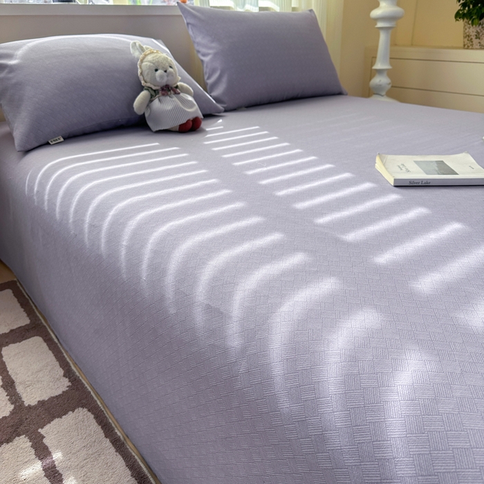 91家纺网 家纺一手货源 找家纺 红日子纺织品 2026新款老粗布原棉床单单床单床单单件 紫织