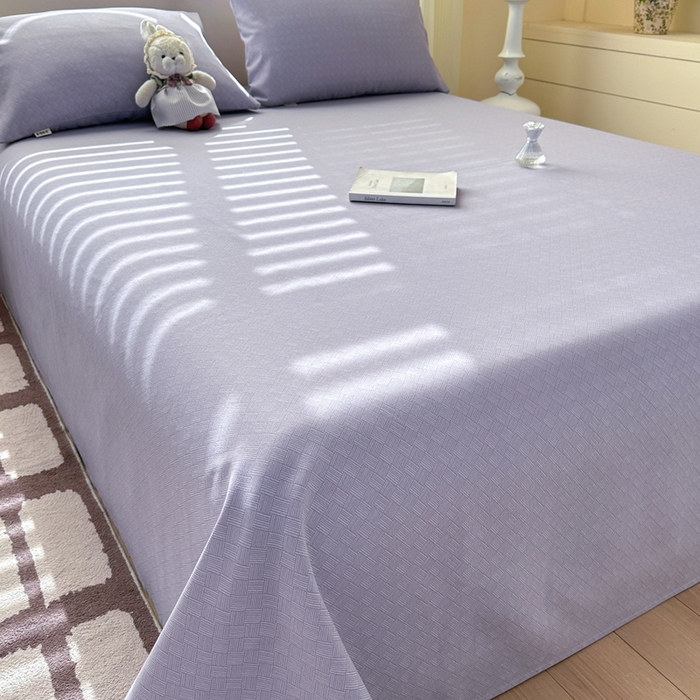 91家纺网 家纺一手货源 找家纺 红日子纺织品 2026新款老粗布原棉床单单床单床单单件 紫织