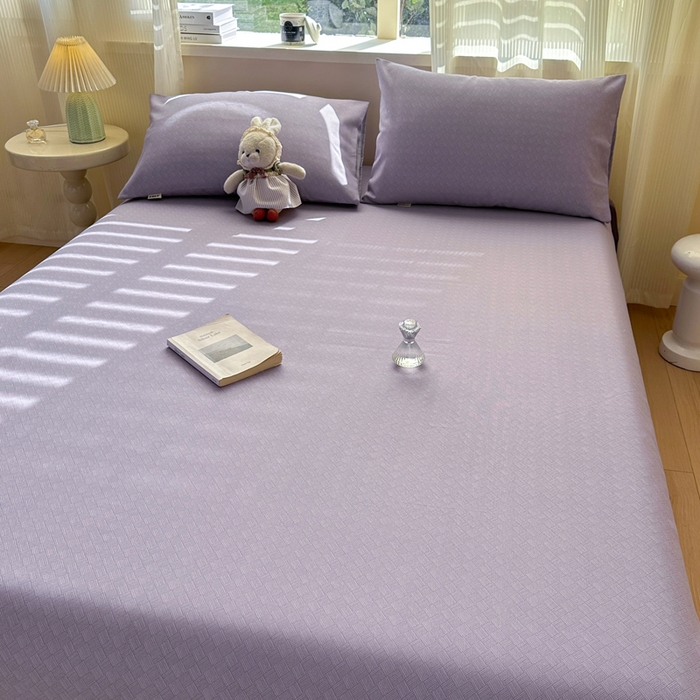 91家纺网 家纺一手货源 找家纺 红日子纺织品 2026新款老粗布原棉床单单床单床单单件 紫织