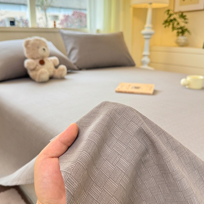 91家纺网 家纺一手货源 找家纺 红日子纺织品 2026新款老粗布原棉床单单床单床单单件 棕柯