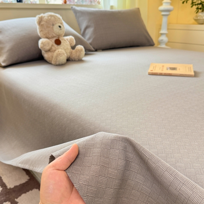 91家纺网 家纺一手货源 找家纺 红日子纺织品 2026新款老粗布原棉床单单床单床单单件 棕柯