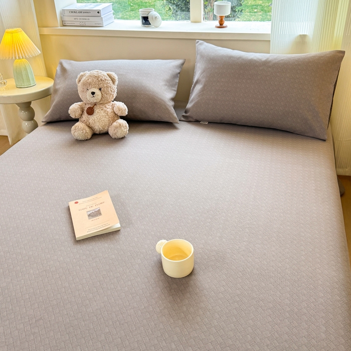 91家纺网 家纺一手货源 找家纺 红日子纺织品 2026新款老粗布原棉床单单床单床单单件 棕柯