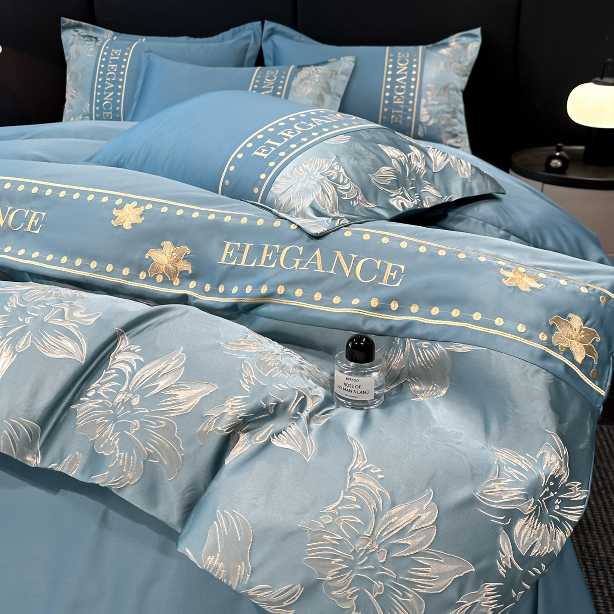 91家纺网 家纺一手货源 找家纺 （总）宇航家纺 2026新款金丝立体浮雕提花水洗真丝天丝四件套