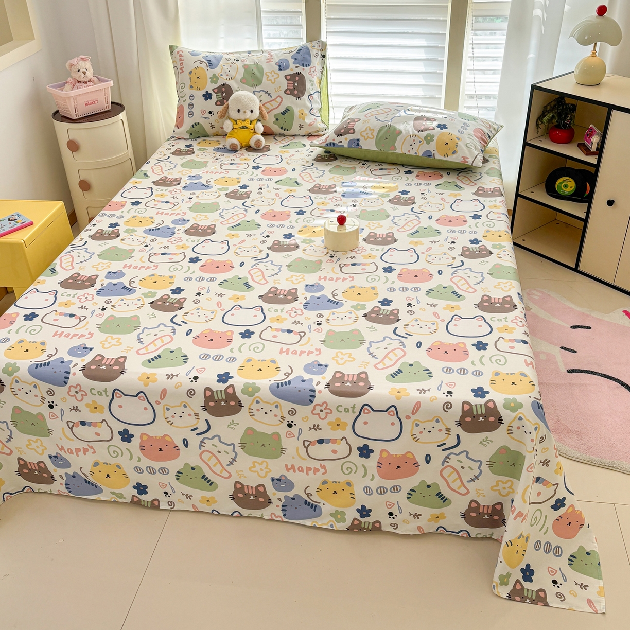 91家纺网 家纺一手货源 找家纺 雅居纺家纺 2026新款A版全棉B版凉感夏被夏凉被空调被 夏被 趣多猫