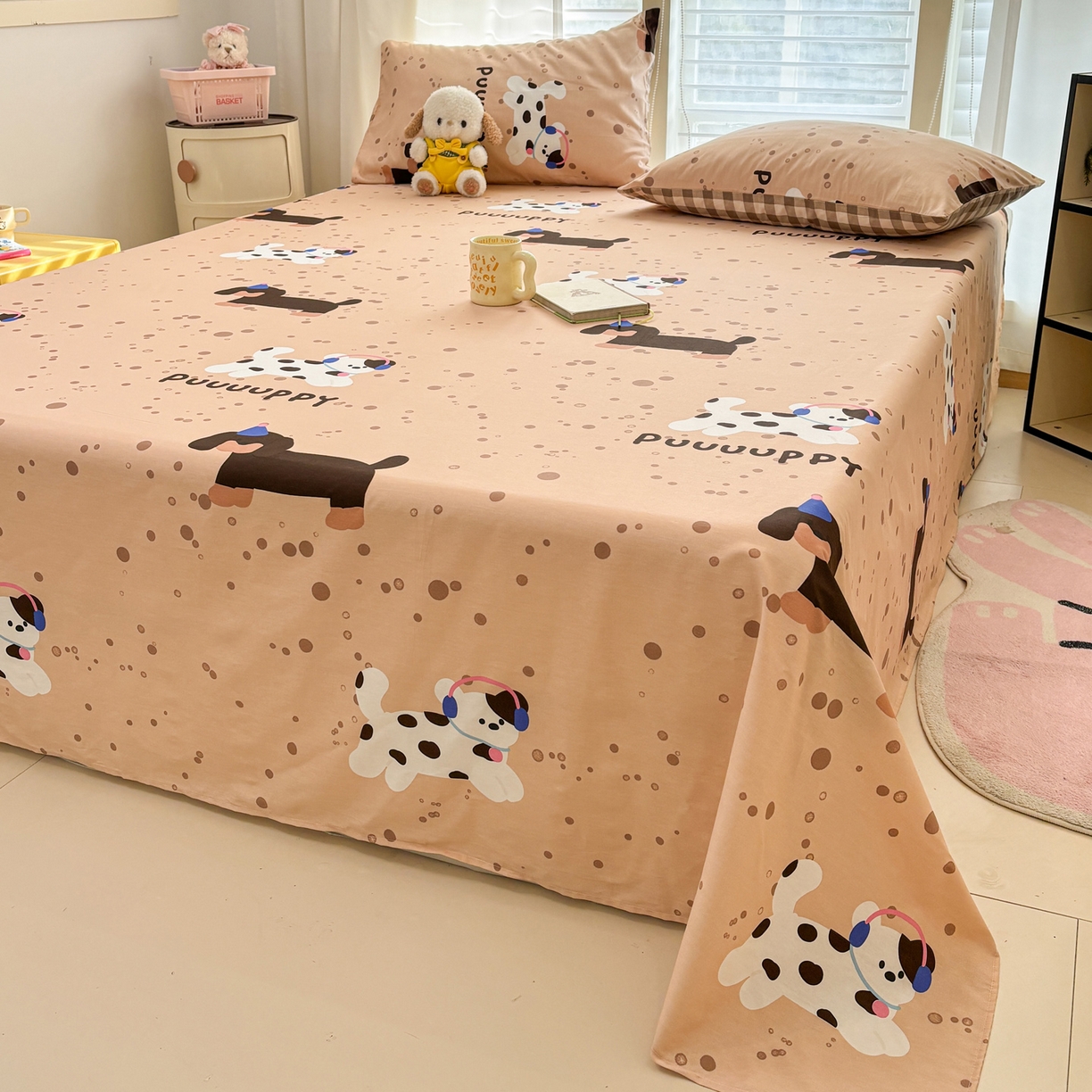 91家纺网 家纺一手货源 找家纺 雅居纺家纺 2026新款A版全棉B版凉感夏被夏凉被空调被 夏被 斑点狗