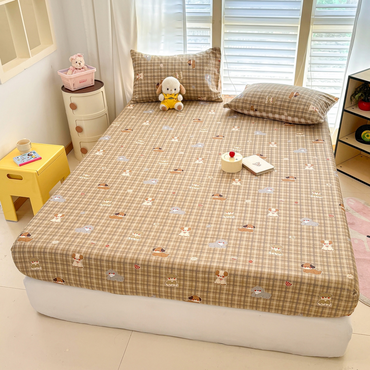 91家纺网 家纺一手货源 找家纺 雅居纺家纺 2026新款A版全棉B版凉感夏被夏凉被空调被 夏被 HI小狗