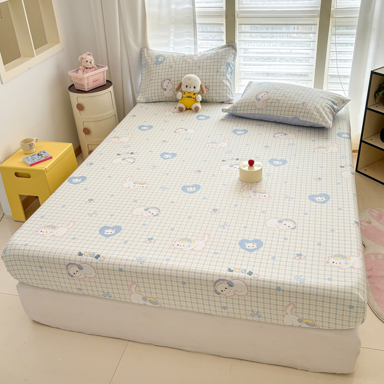 91家纺网 家纺一手货源 找家纺 雅居纺家纺 2026新款A版全棉B版凉感夏被夏凉被空调被 夏被 贪睡猫猫