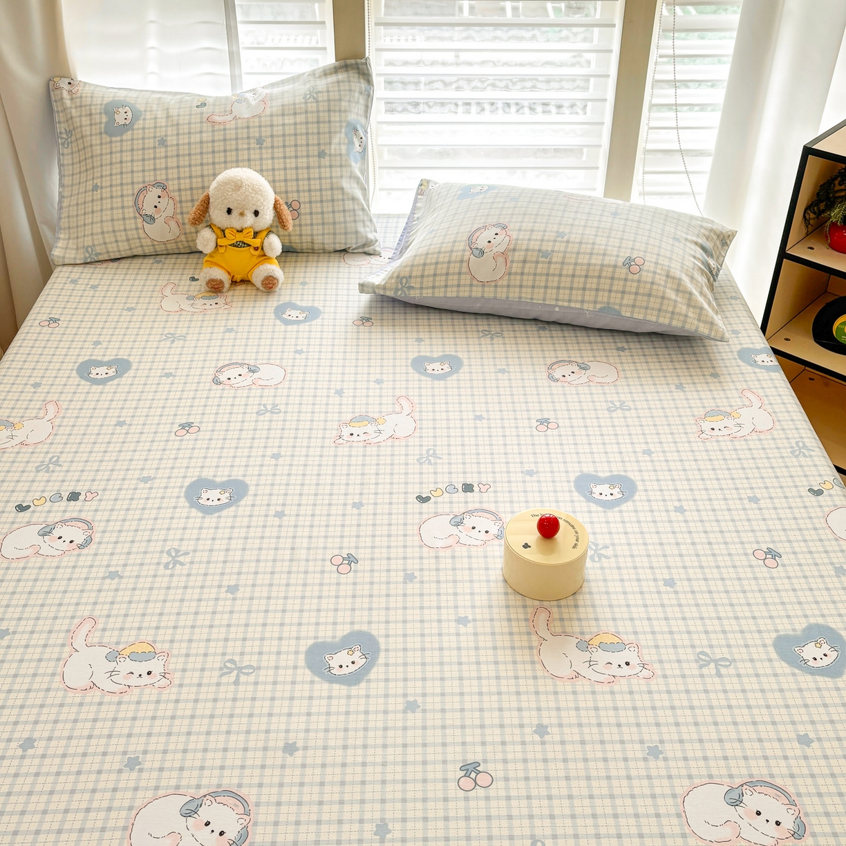 91家纺网 家纺一手货源 找家纺 雅居纺家纺 2026新款A版全棉B版凉感夏被夏凉被空调被 夏被 贪睡猫猫