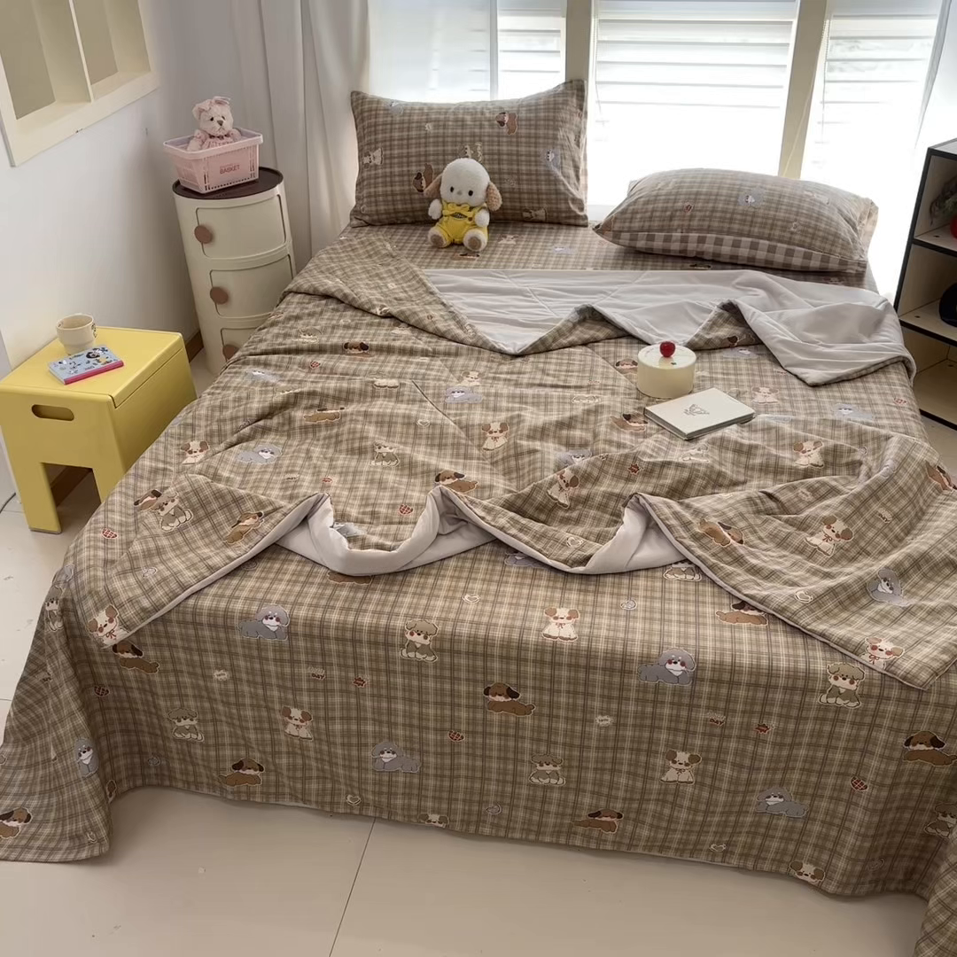 91家纺网 家纺一手货源 找家纺 （总）雅居纺家纺 2026新款A版全棉B版凉感夏被夏凉被空调被