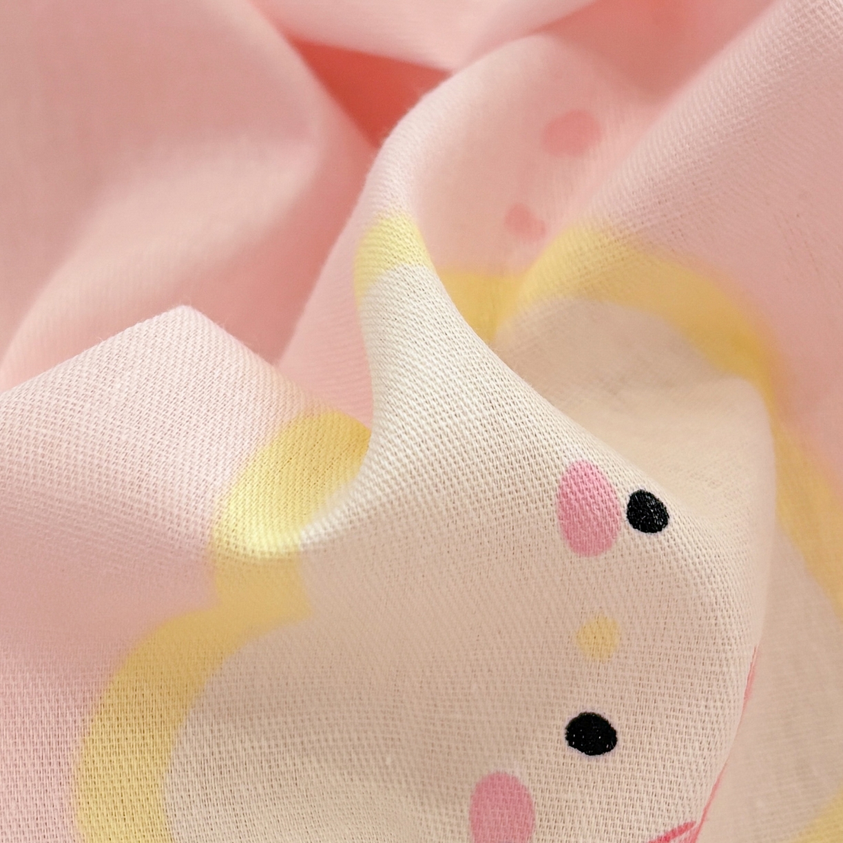 91家纺网 家纺一手货源 找家纺 雅居纺家纺 2026新款全棉纯棉单床单床笠枕套单件单品系列 单品 快乐小猫