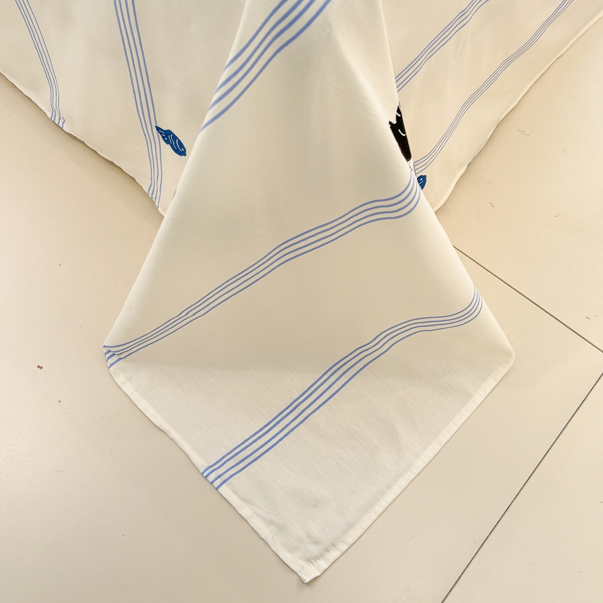 91家纺网 家纺一手货源 找家纺 雅居纺家纺 2026新款全棉纯棉单床单床笠枕套单件单品系列 单品 可爱小猫