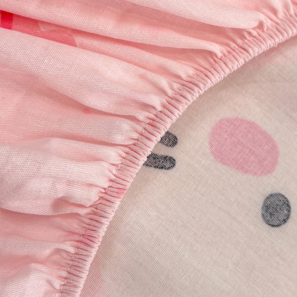 91家纺网 家纺一手货源 找家纺 雅居纺家纺 2026新款全棉纯棉单床单床笠枕套单件单品系列 单品 快乐小猫