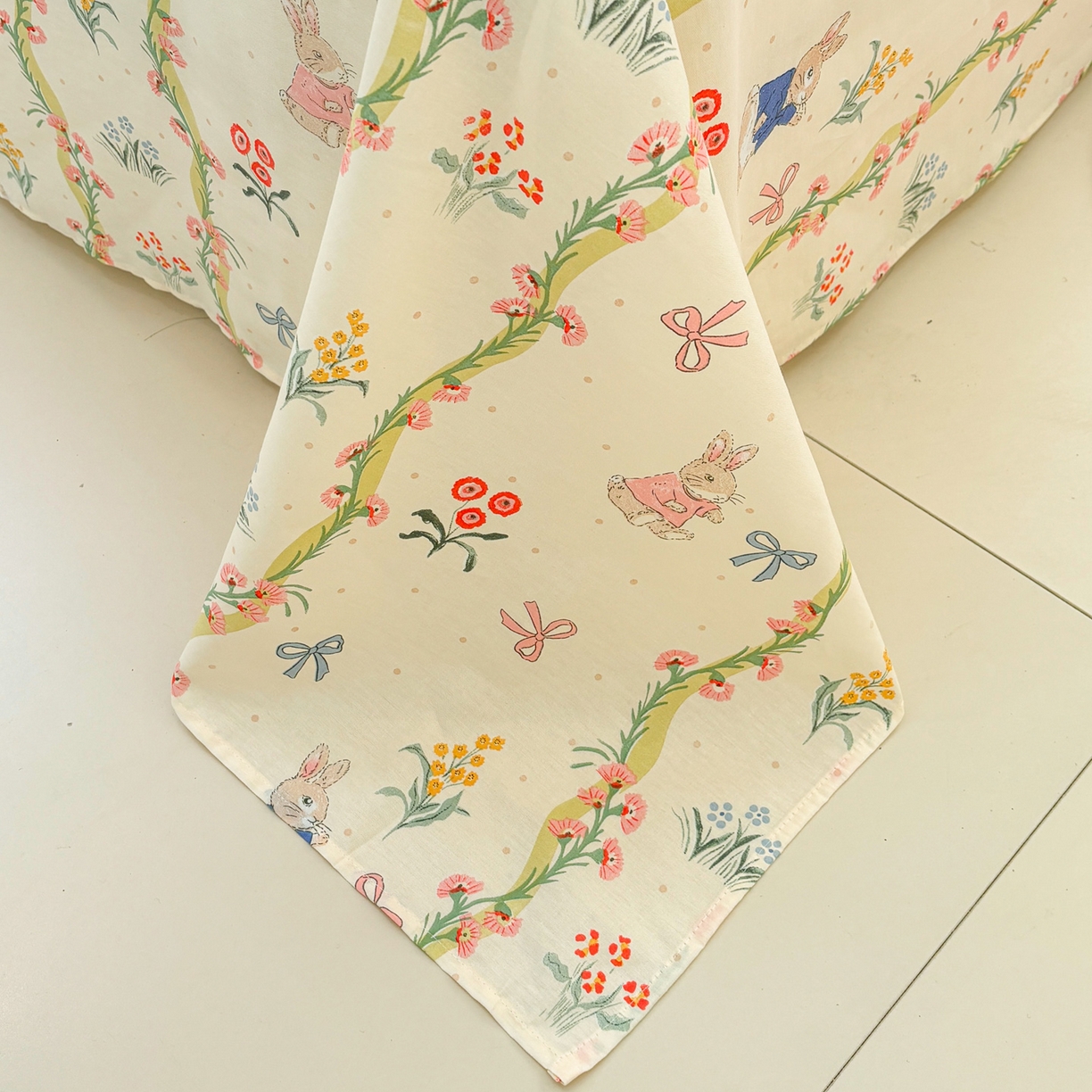 91家纺网 家纺一手货源 找家纺 雅居纺家纺 2026新款全棉纯棉单床单床笠枕套单件单品系列 单品 花园秘境