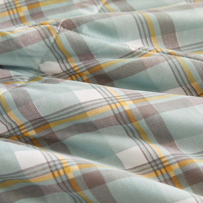 91家纺网 家纺一手货源 找家纺 （总）海洋家纺 2026新款100%新疆棉花格子夏被亲肤仿棉夏凉被纯手包边空调被薄被子