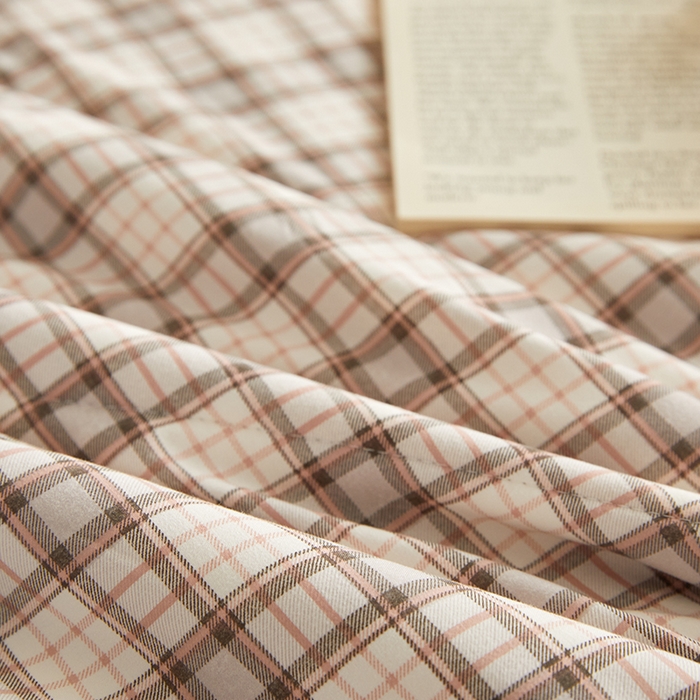 91家纺网 家纺一手货源 找家纺 海洋家纺 2026新款100%新疆棉花格子夏被亲肤仿棉夏凉被纯手包边空调被薄被子 都市