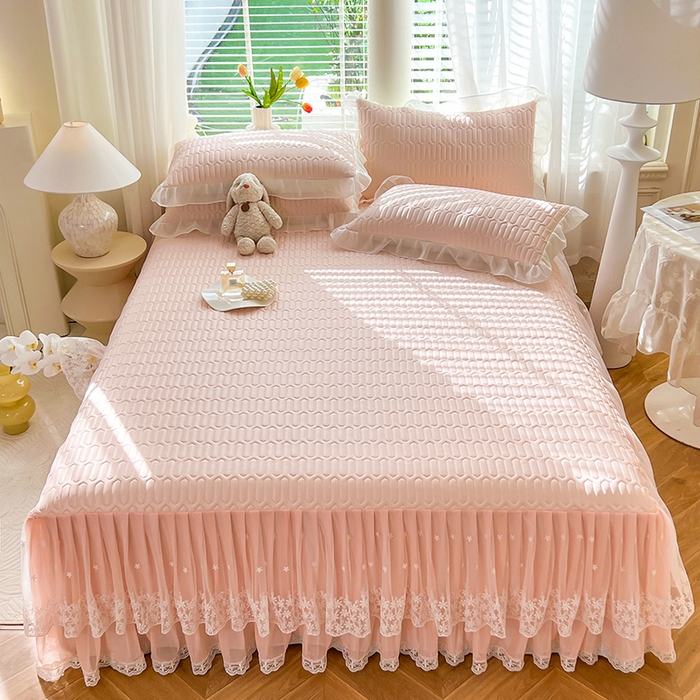 91家纺网 家纺一手货源 找家纺 （总）后庭寝室 2026春夏新款乳胶凉席夏凉被空调被夏被四件套-爱意系列