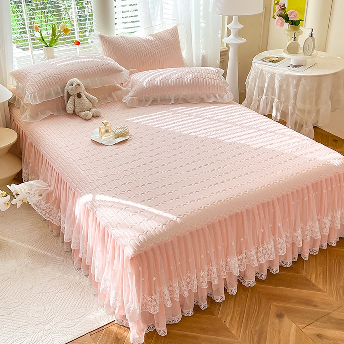 91家纺网 家纺一手货源 找家纺 （总）后庭寝室 2026春夏新款乳胶凉席夏凉被空调被夏被四件套-爱意系列