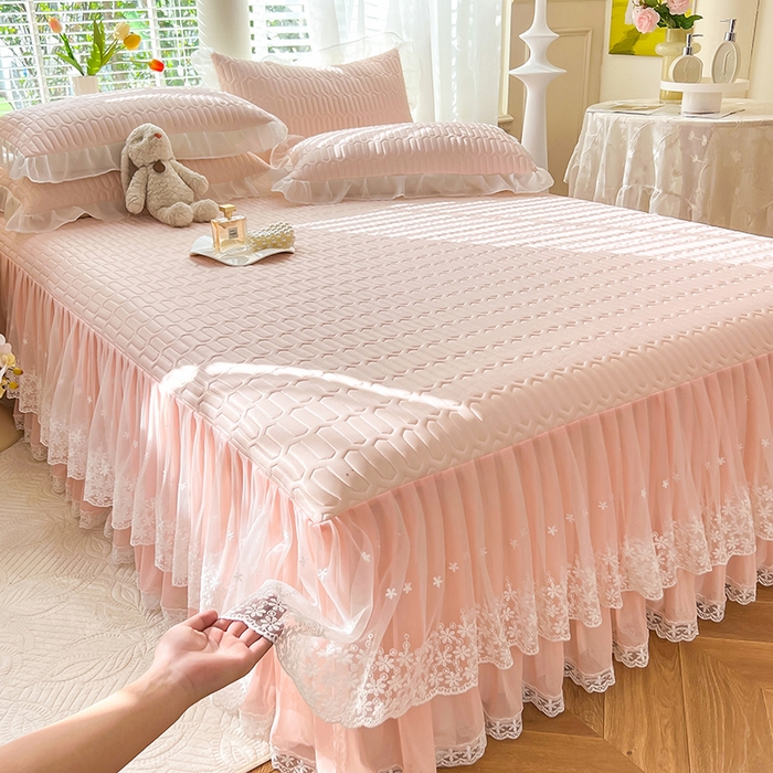 91家纺网 家纺一手货源 找家纺 （总）后庭寝室 2026春夏新款乳胶凉席夏凉被空调被夏被四件套-爱意系列