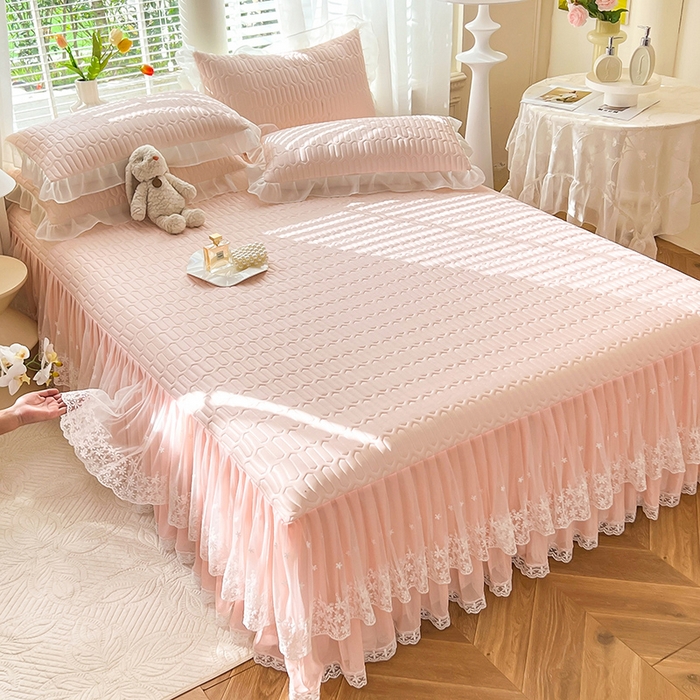 91家纺网 家纺一手货源 找家纺 （总）后庭寝室 2026春夏新款乳胶凉席夏凉被空调被夏被四件套-爱意系列