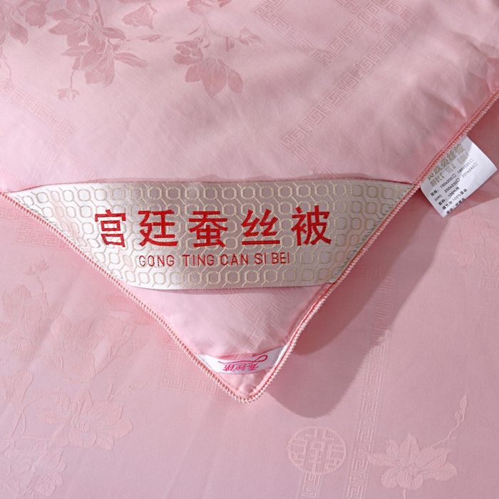 91家纺网 家纺一手货源 找家纺 （总）禹祥家纺 2025新款60s全棉提花蚕丝被被子被芯-芳菲影致系列