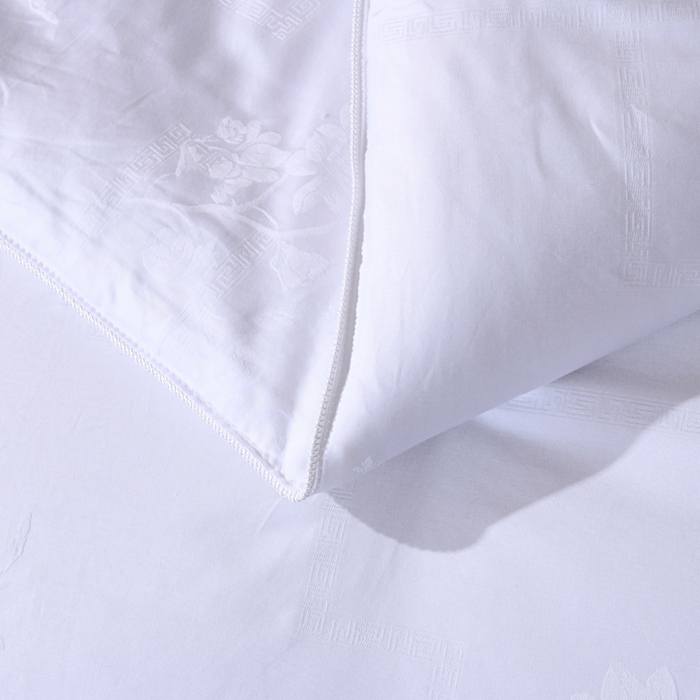 91家纺网 家纺一手货源 找家纺 禹祥家纺 2026新款60s全棉提花蚕丝被被子被芯-芳菲影致系列 芳菲影致-白色