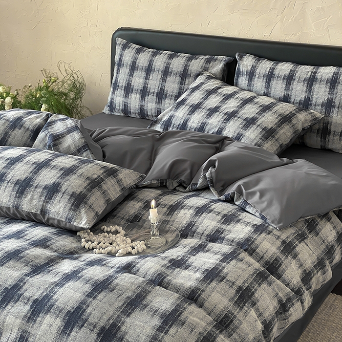 91家纺网 家纺一手货源 找家纺 （总）宜代光年 2026新款全棉厚织色织大提花四件套系列