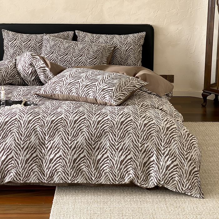 91家纺网 家纺一手货源 找家纺 （总）宜代光年 2026新款全棉厚织色织大提花四件套系列