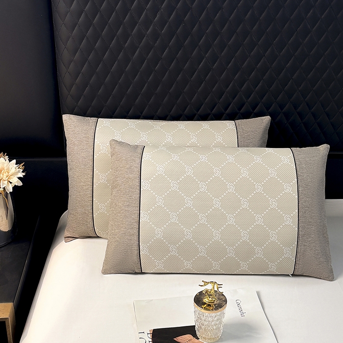 91家纺网 家纺一手货源 找家纺 （总）小牛席业 2026春夏新款小玫瑰夏凉枕系列枕头枕芯（枕套+枕芯）夏天凉枕头冰丝枕头凉感枕头