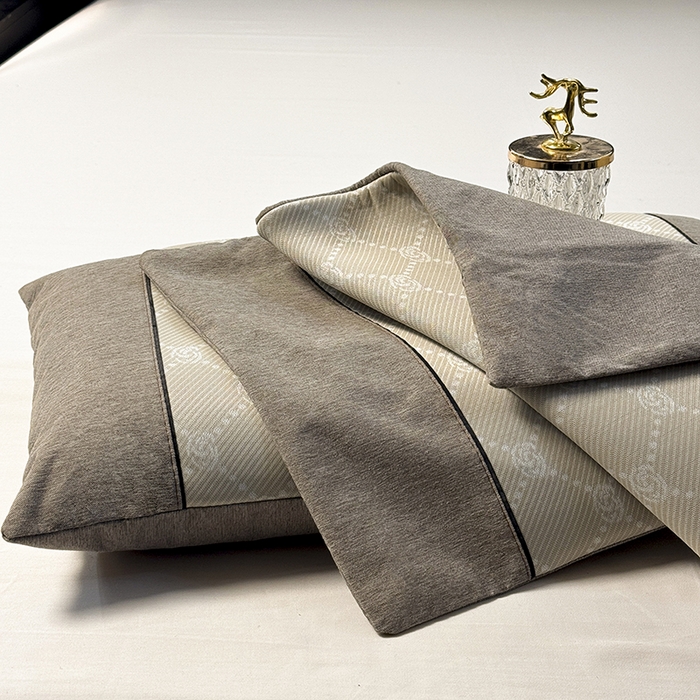 91家纺网 家纺一手货源 找家纺 小牛席业 2026春夏新款小玫瑰夏凉枕系列枕头枕芯（枕套+枕芯） 小玫瑰夏凉枕-香槟