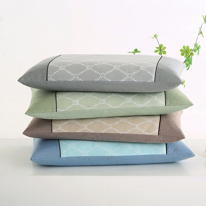 91家纺网 家纺一手货源 找家纺 小牛席业 2026春夏新款月亮爱心-凉感冰丝夏凉枕系列枕头枕芯 组合图仅供展示不可下单