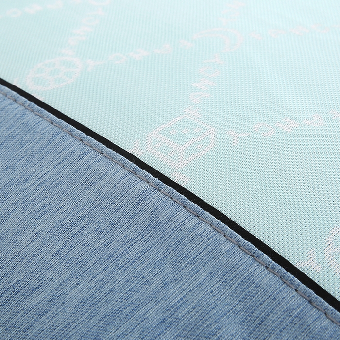 91家纺网 家纺一手货源 找家纺 小牛席业 2026春夏新款月亮爱心-凉感冰丝夏凉枕系列枕头枕芯 月亮爱心夏凉枕-湖蓝