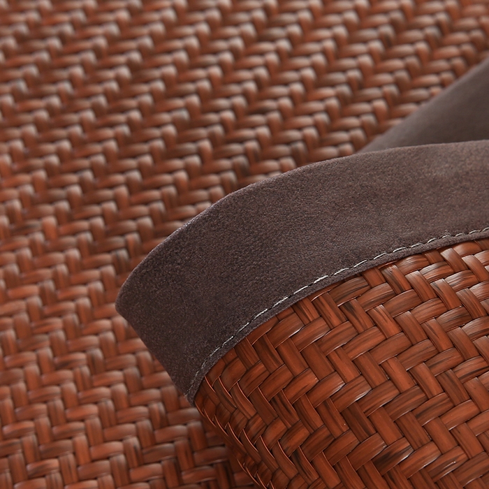 91家纺网 家纺一手货源 找家纺 小牛席业 2026春夏新款霸王藤夏凉枕枕头枕芯（枕套+枕芯）-清雅花语 霸王藤夏凉枕-清雅花语（咖色）