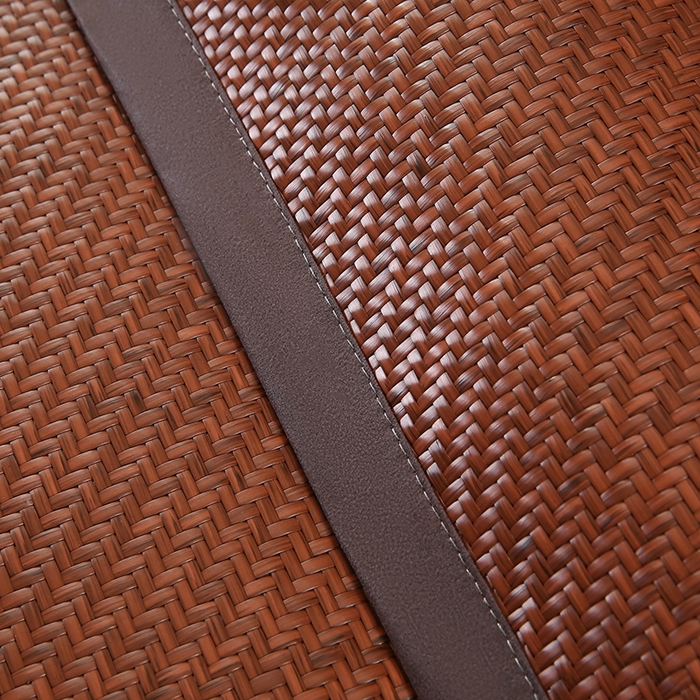 91家纺网 家纺一手货源 找家纺 小牛席业 2026春夏新款霸王藤夏凉枕枕头枕芯（枕套+枕芯）-清雅花语 霸王藤夏凉枕-清雅花语（咖色）