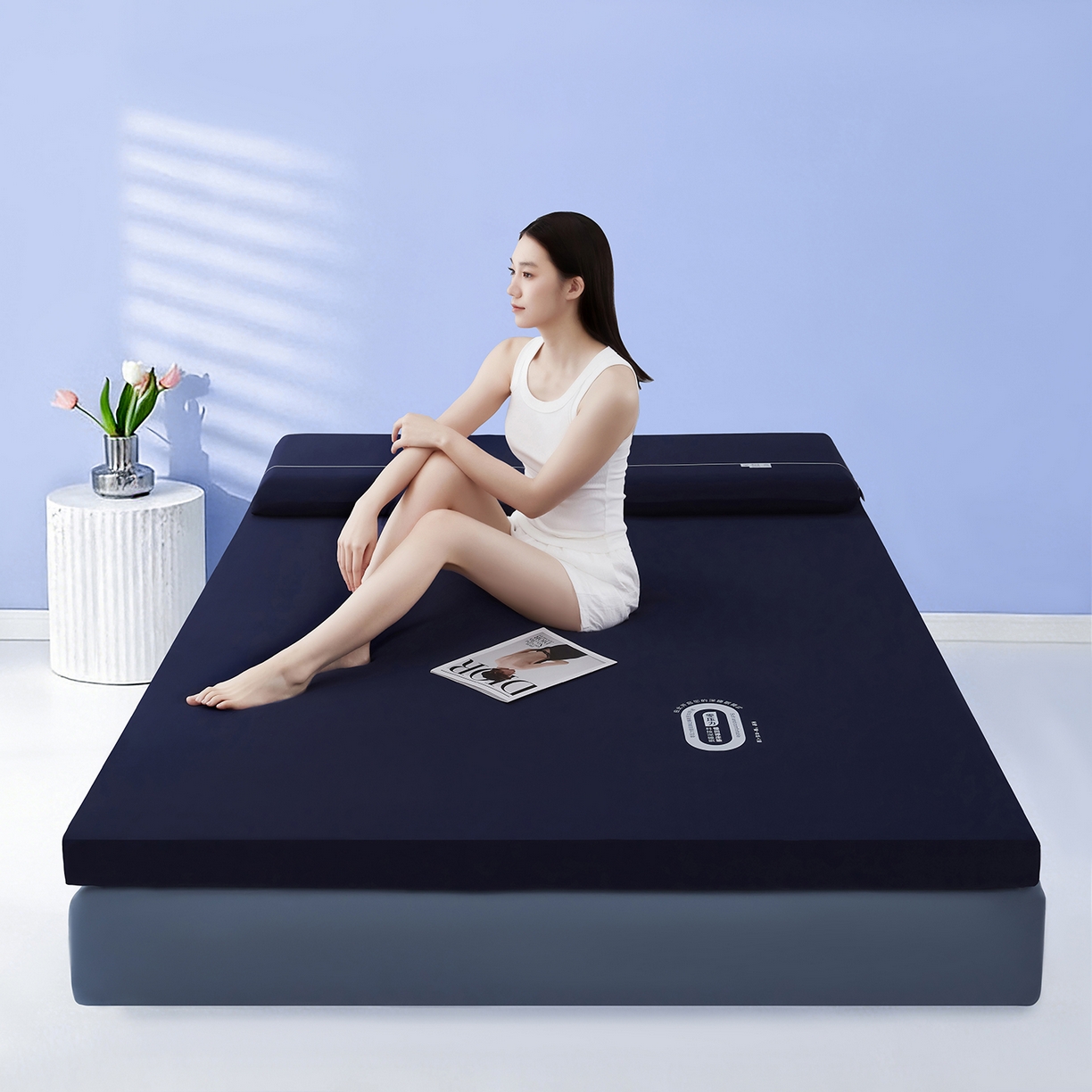 91家纺网 家纺一手货源 找家纺 （总）栩裕纺织 2026新品【某朵同款】星级酒店慢回弹记忆棉床垫 支持定做特殊尺寸