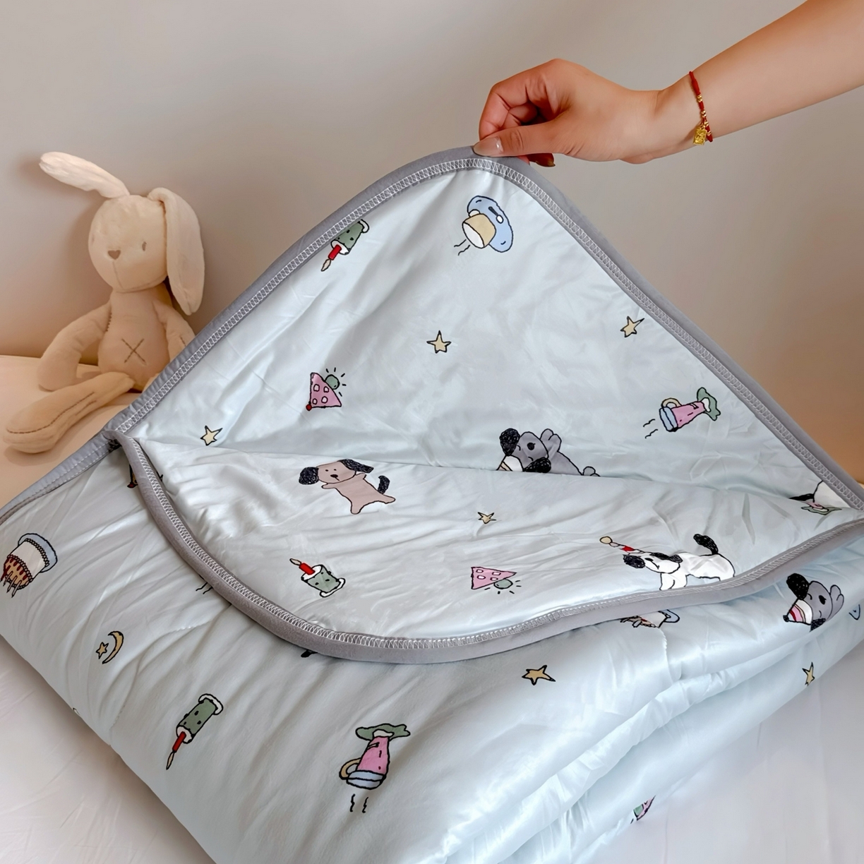 91家纺网 家纺一手货源 找家纺 （总）兜米家居 2026春夏新款针织夏被夏凉被空调被