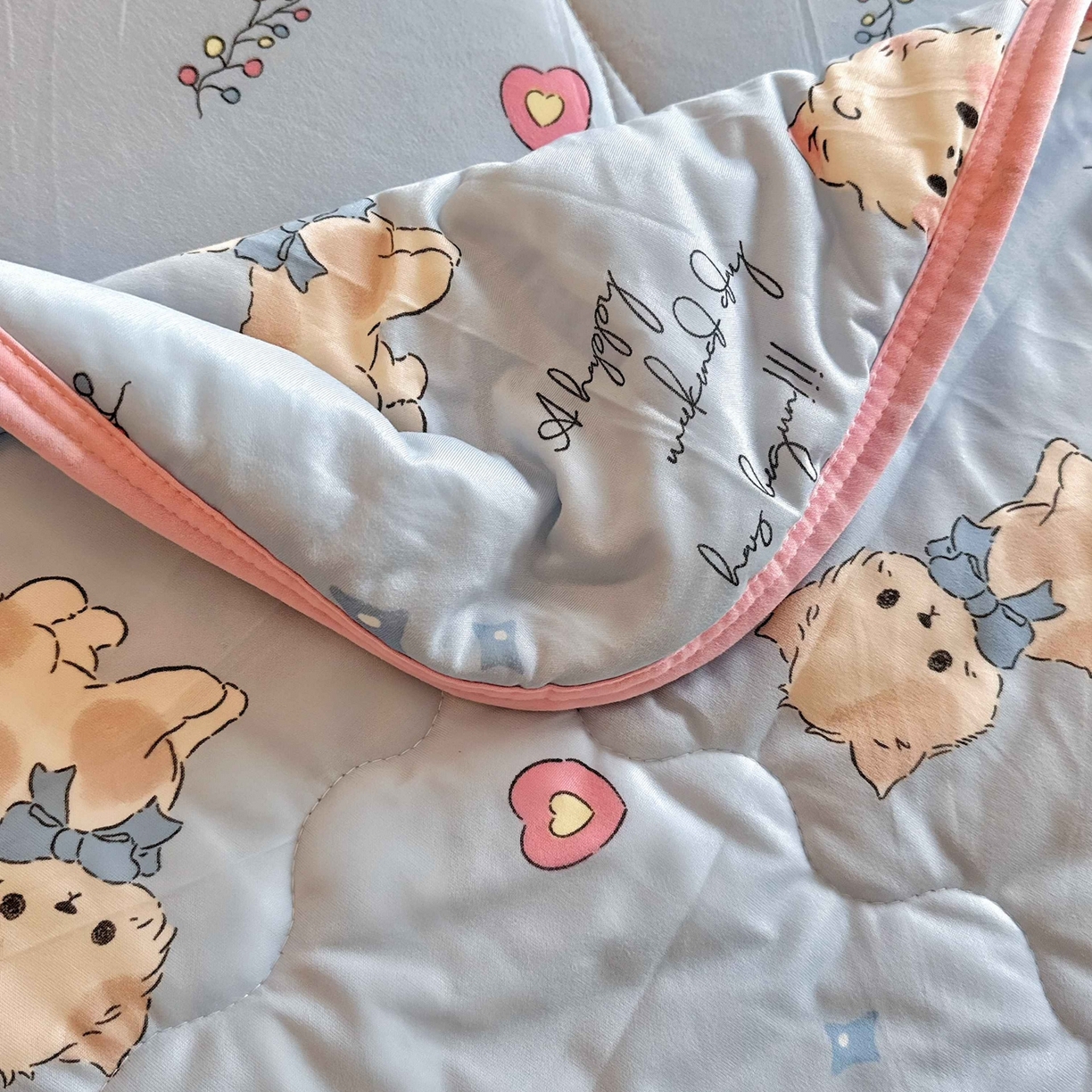 91家纺网 家纺一手货源 找家纺 兜米家居 2026春夏新款针织夏被夏凉被空调被 宠物喵喵