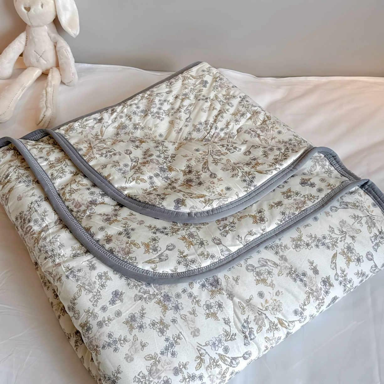 兜米家居 2026春夏新款针织夏被夏凉被空调被 花曦