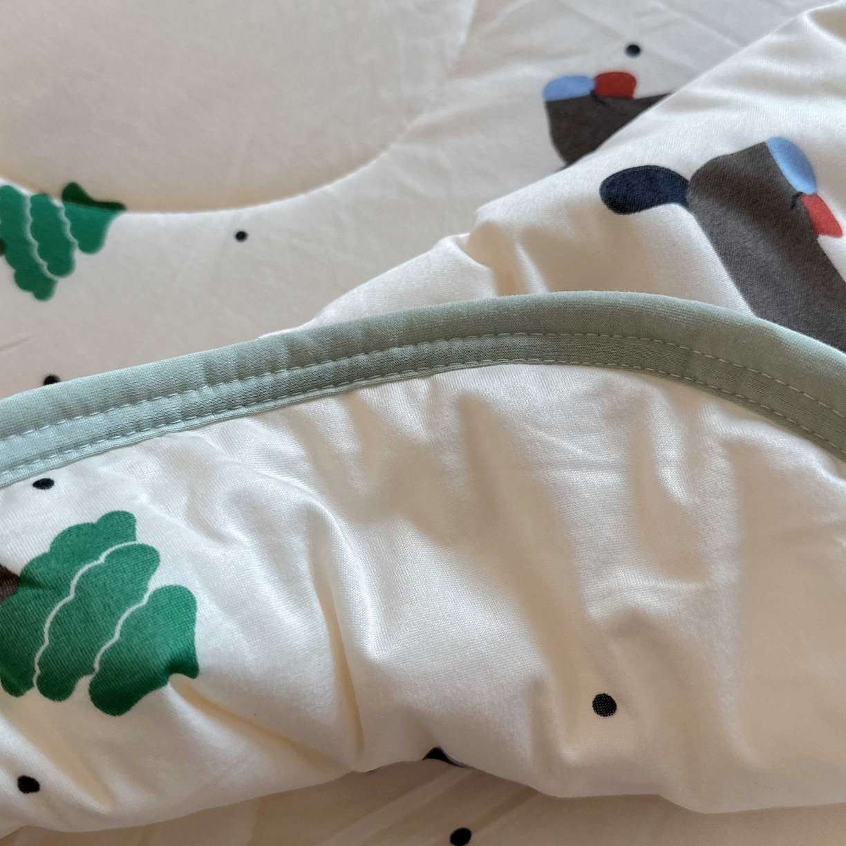 91家纺网 家纺一手货源 找家纺 兜米家居 2026春夏新款针织夏被夏凉被空调被 平安小狗