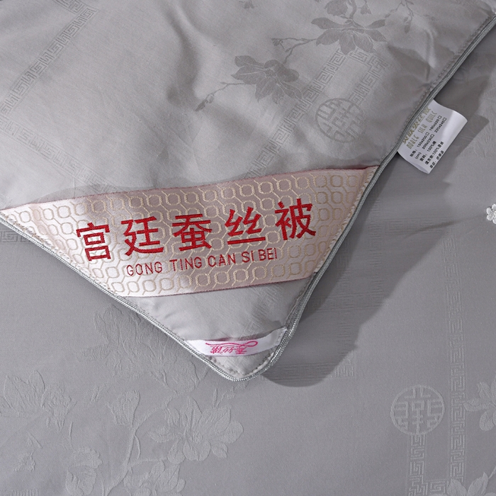 91家纺网 家纺一手货源 找家纺 （总）禹祥家纺 2025新款60s全棉提花蚕丝被被子被芯-芳菲影致系列